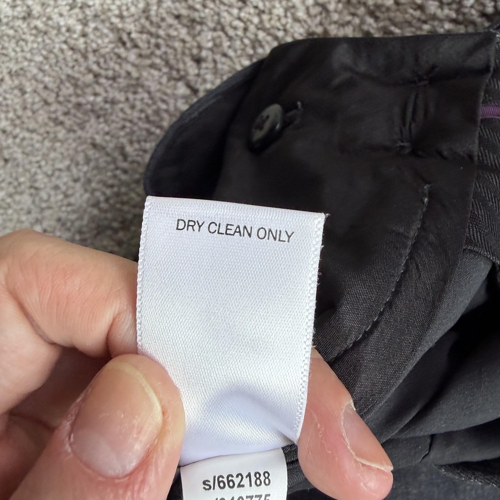 Banana Republic Martin Dress Pants Womens 2P Gray Wool Flare Stretch Workwear - Picture 5 of 16